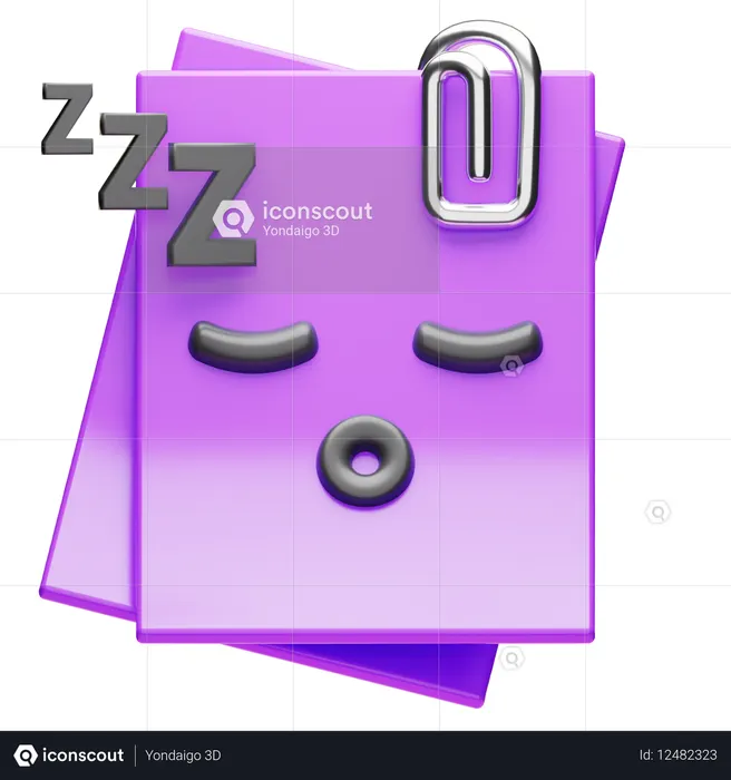 Documento vazio  3D Icon
