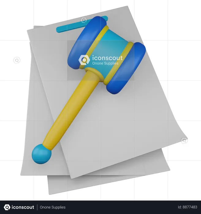 Documentos legales  3D Icon