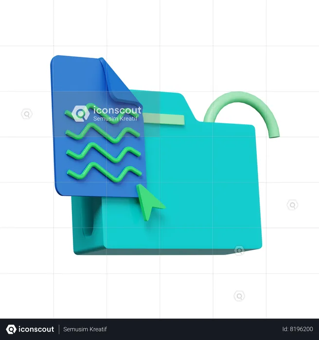 Documents  3D Icon