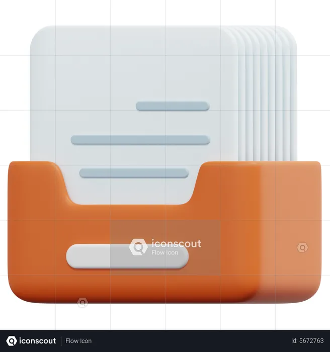 Documents Holder  3D Icon