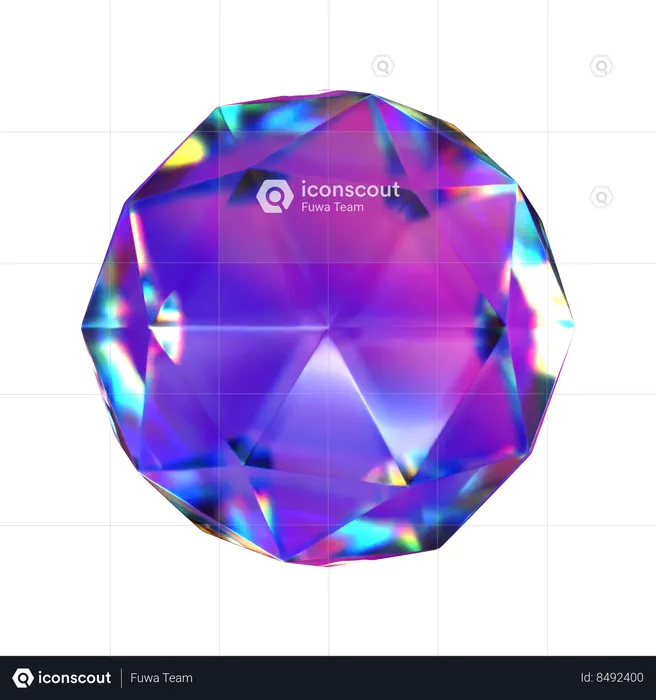 Dodecagon  3D Icon