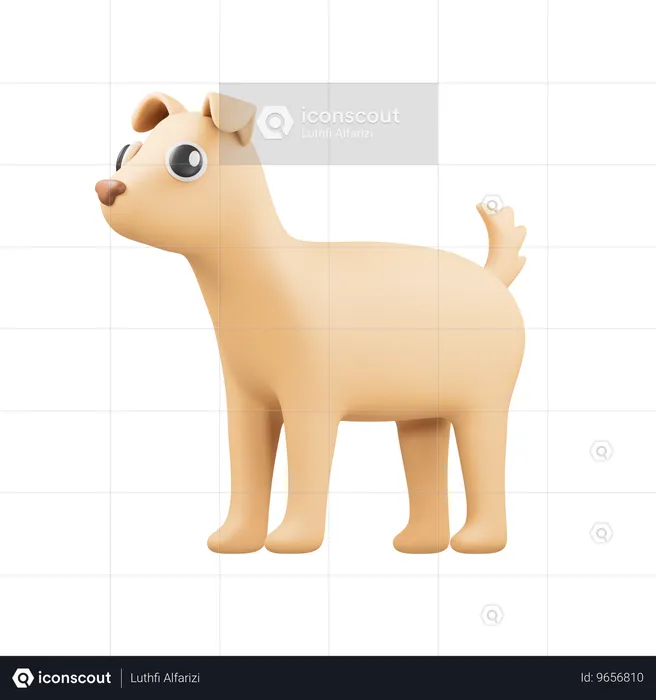 犬  3D Icon