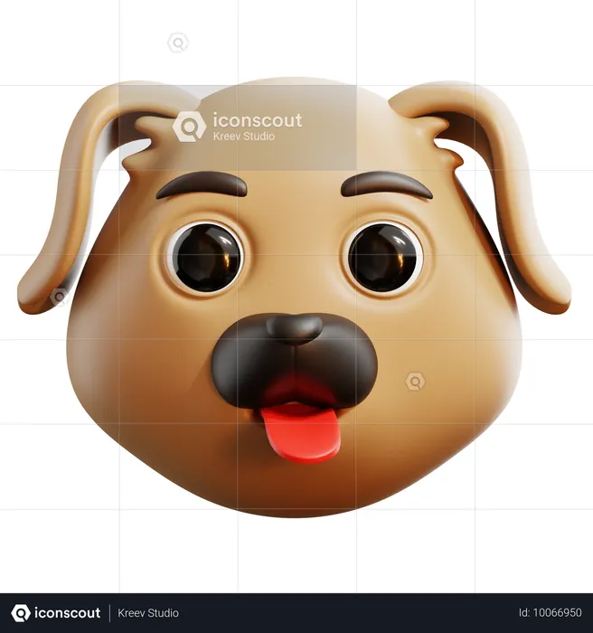 犬  3D Icon