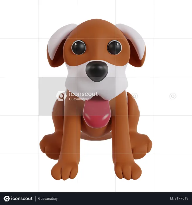 Dog  3D Icon