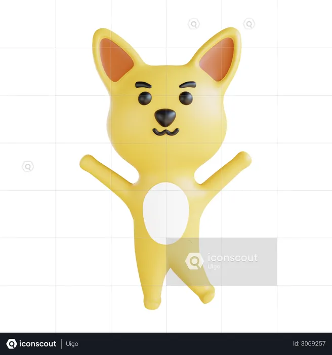 Dog  3D Illustration