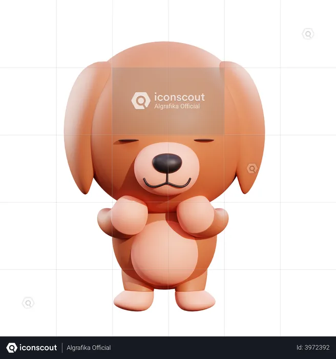 Dog  3D Illustration