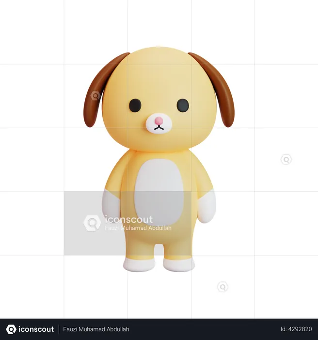 Dog Emoji 3D Emoji