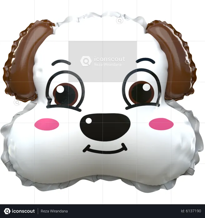 Dog Balloon  3D Icon