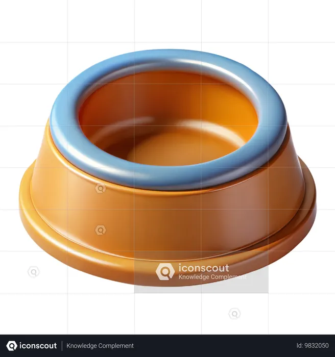 犬用ボウル  3D Icon