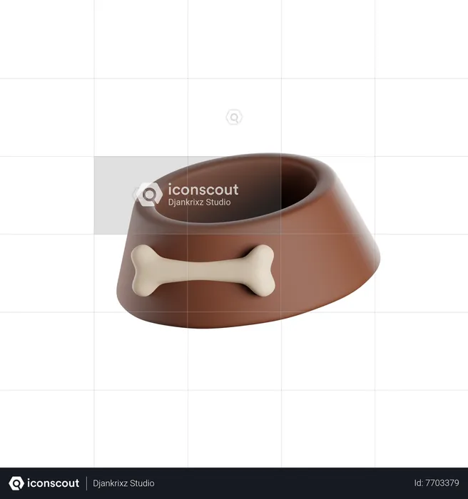 Dog Bowl  3D Icon