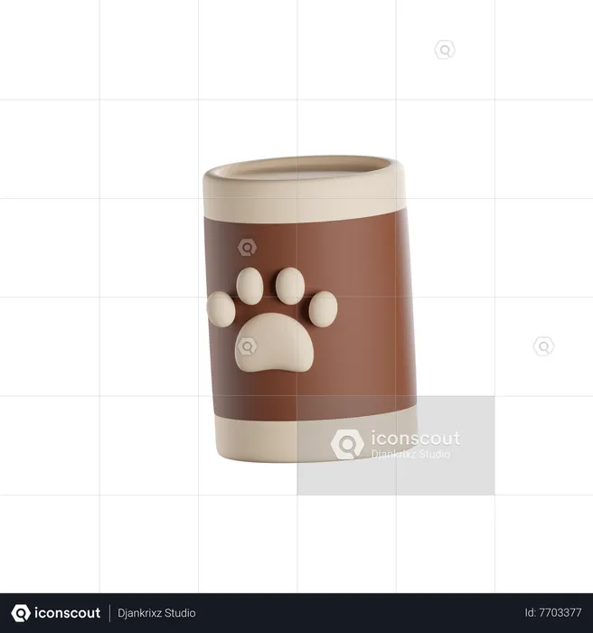 Dog Food  3D Icon