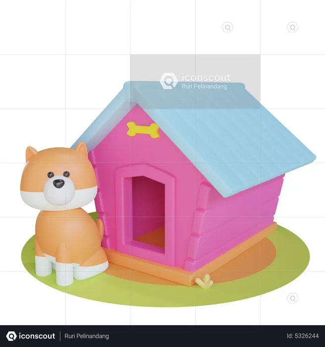 Dog House  3D Icon