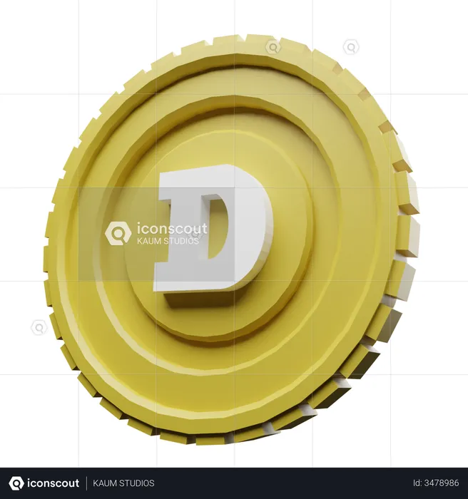 Moneda dux  3D Illustration