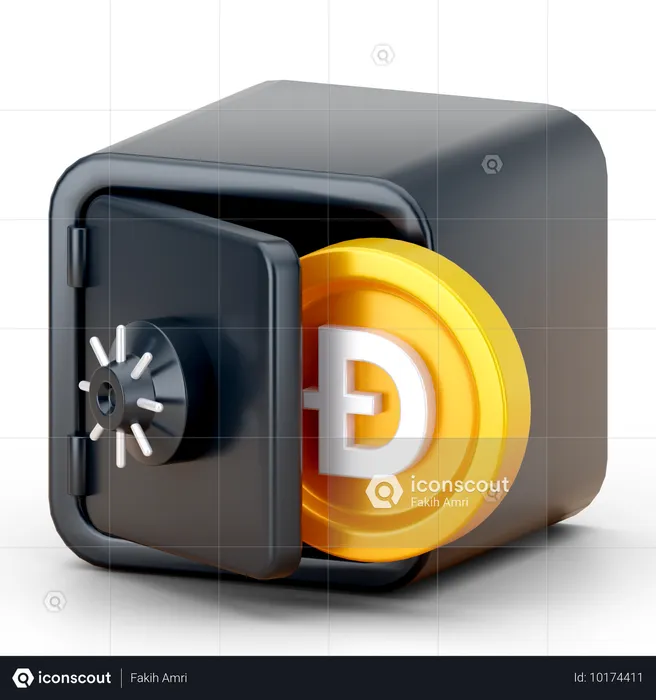 Épargne dogecoin  3D Icon