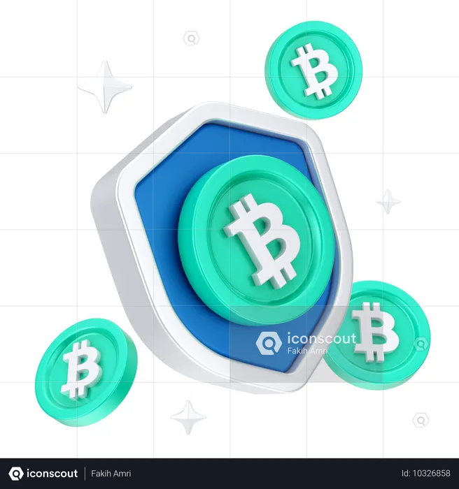 Dogecoin-Sicherheit  3D Icon