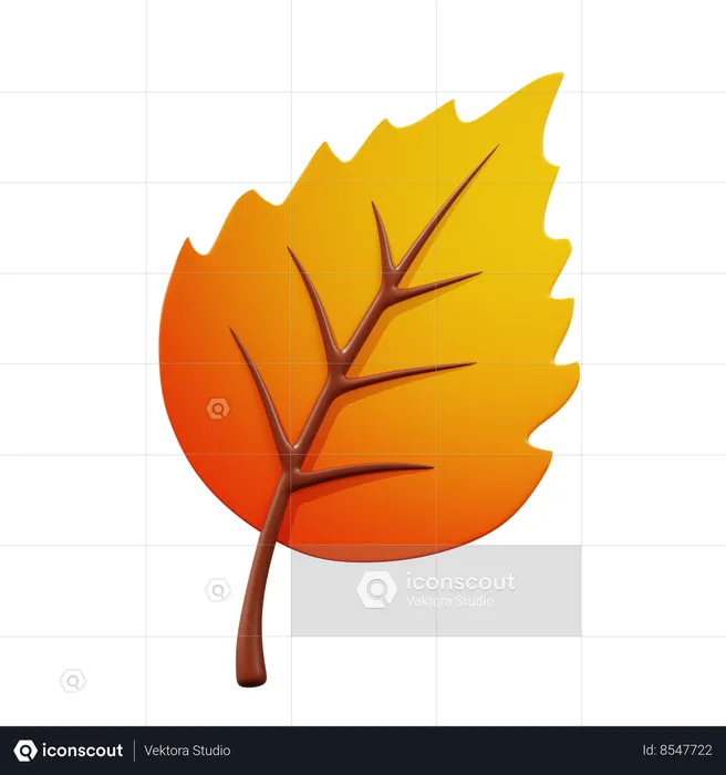 Dogwood leaf  3D Icon