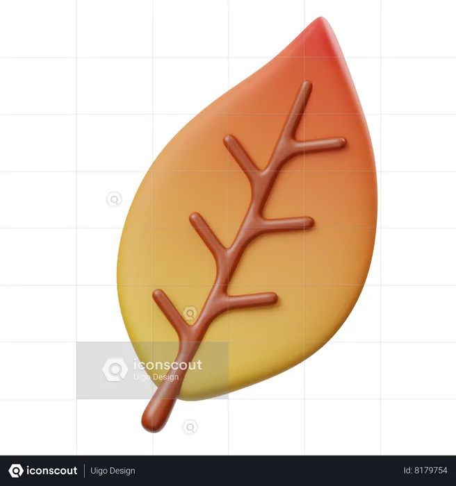 Dogwood Leaf  3D Icon