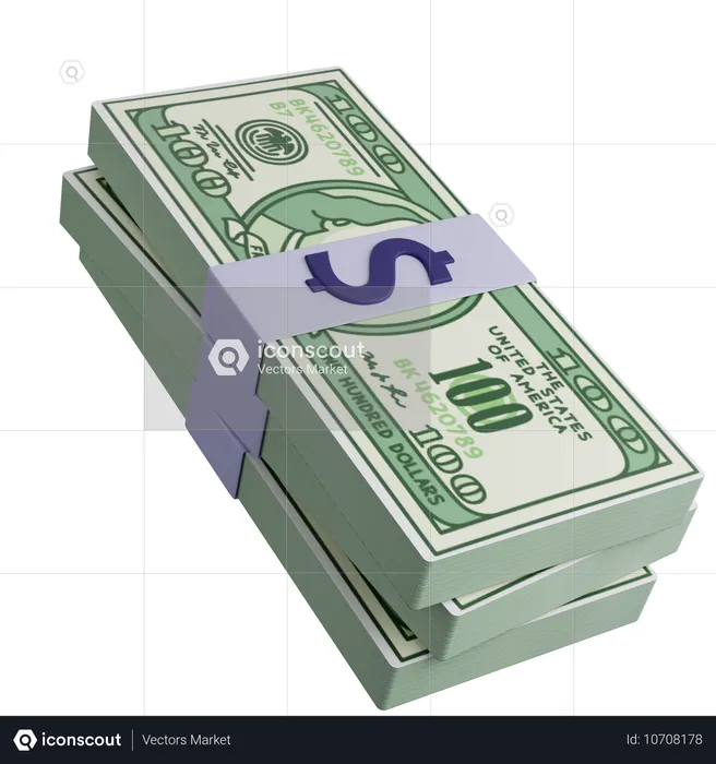 Dólar  3D Icon