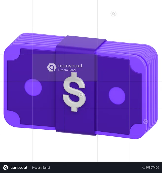 Dólar  3D Icon