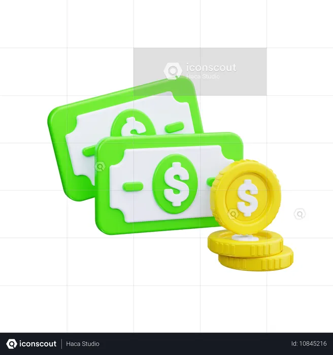 Dólar  3D Icon