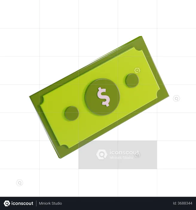 Dólar  3D Illustration