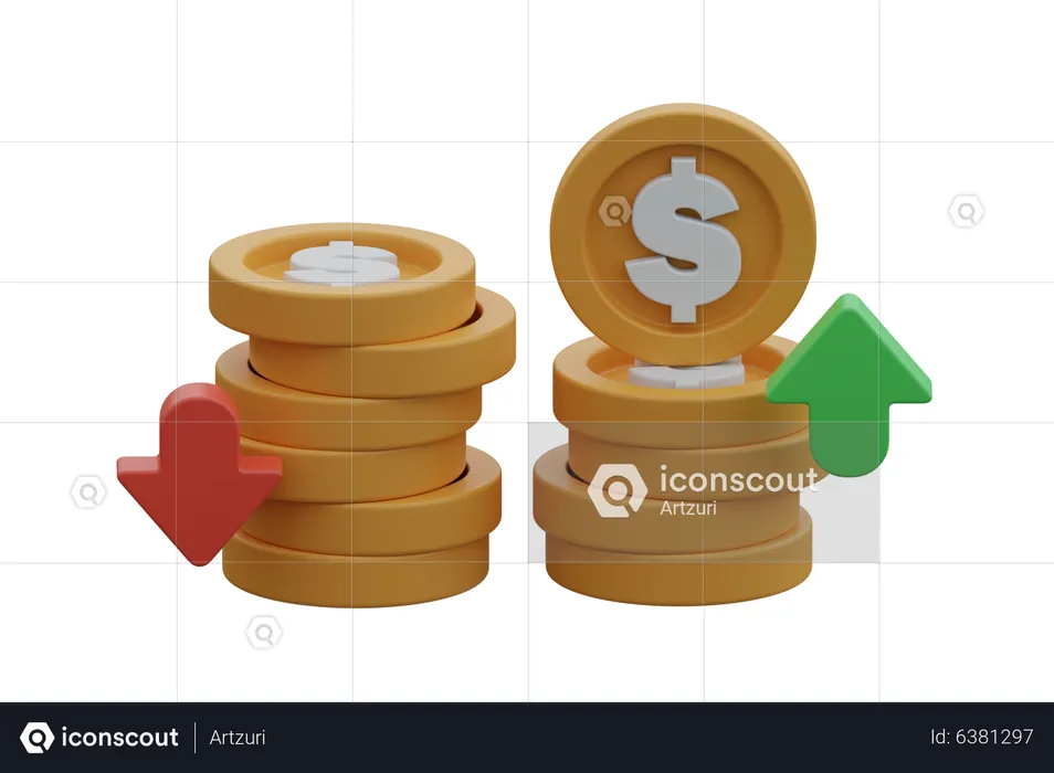 Dólar  3D Icon