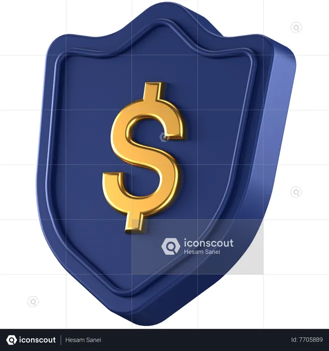 Dólar  3D Icon