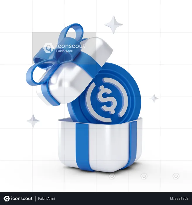 Surpresa do dólar  3D Icon