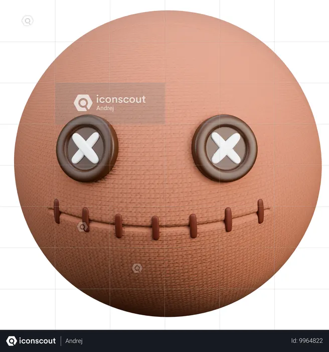 인형 이모티콘 Emoji 3D Icon