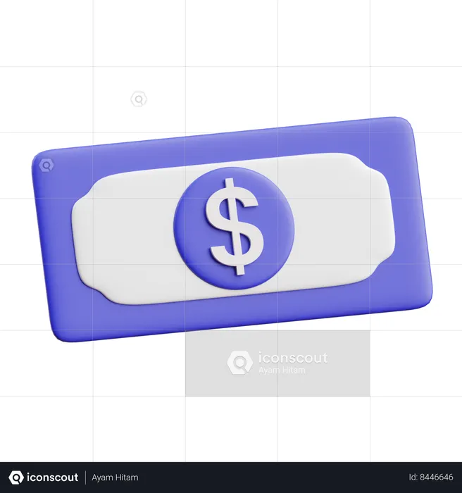 Dollar  3D Icon