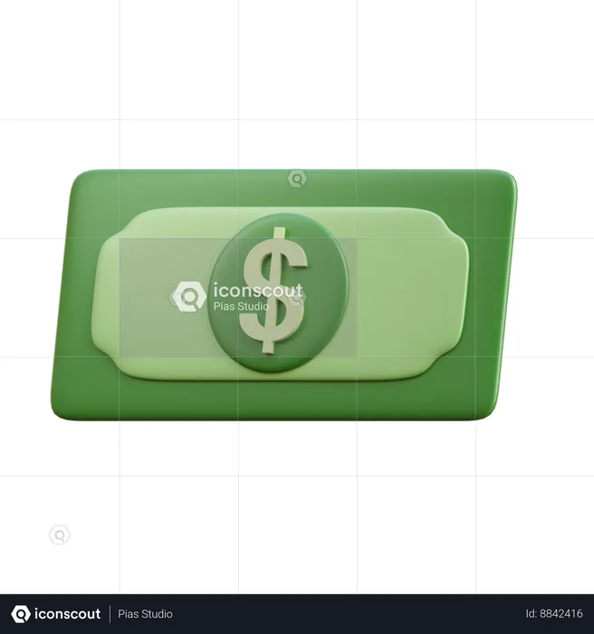 Dollar  3D Icon