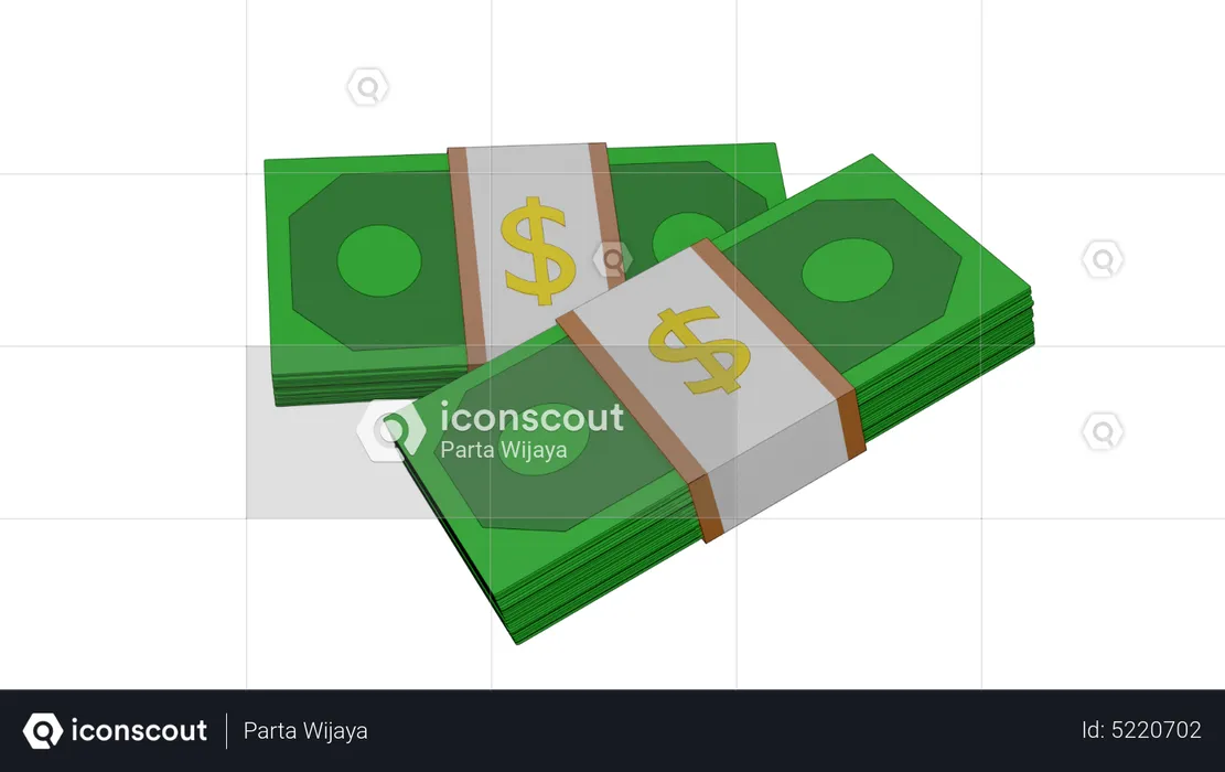 Dollar  3D Icon