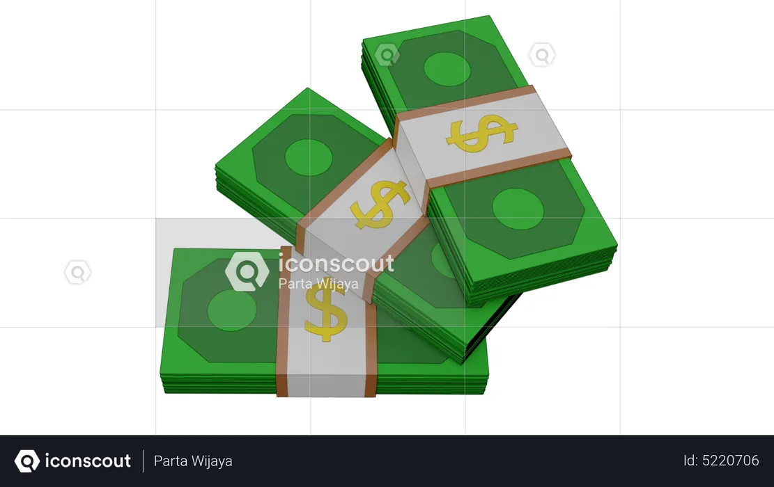 Dollar  3D Icon