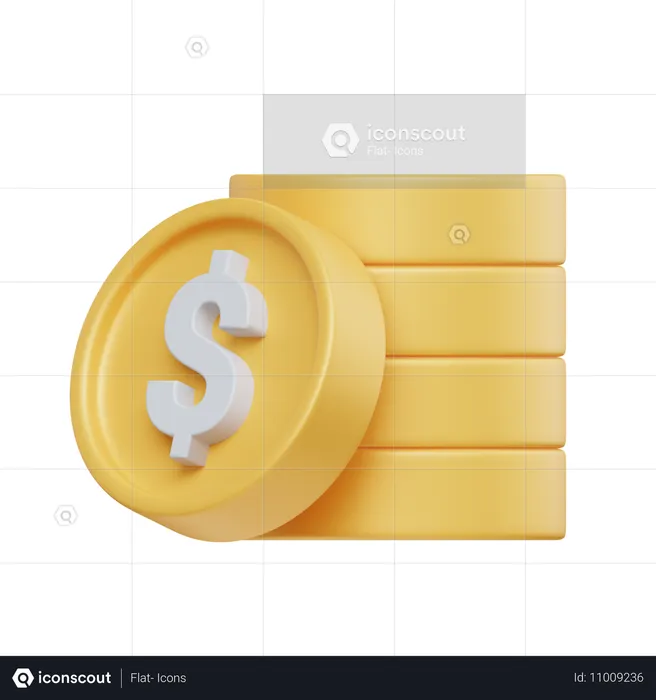 Dollar  3D Icon