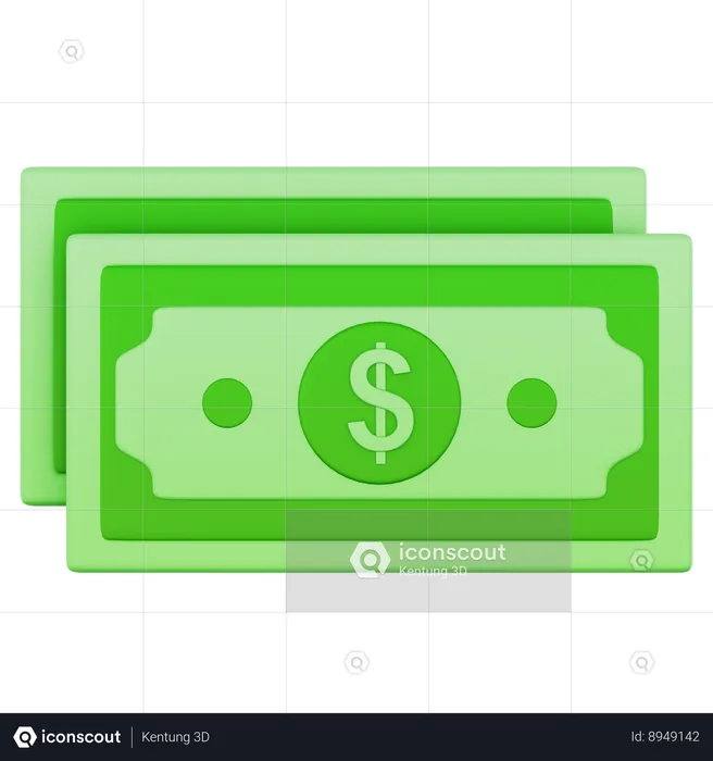 Dollar  3D Icon