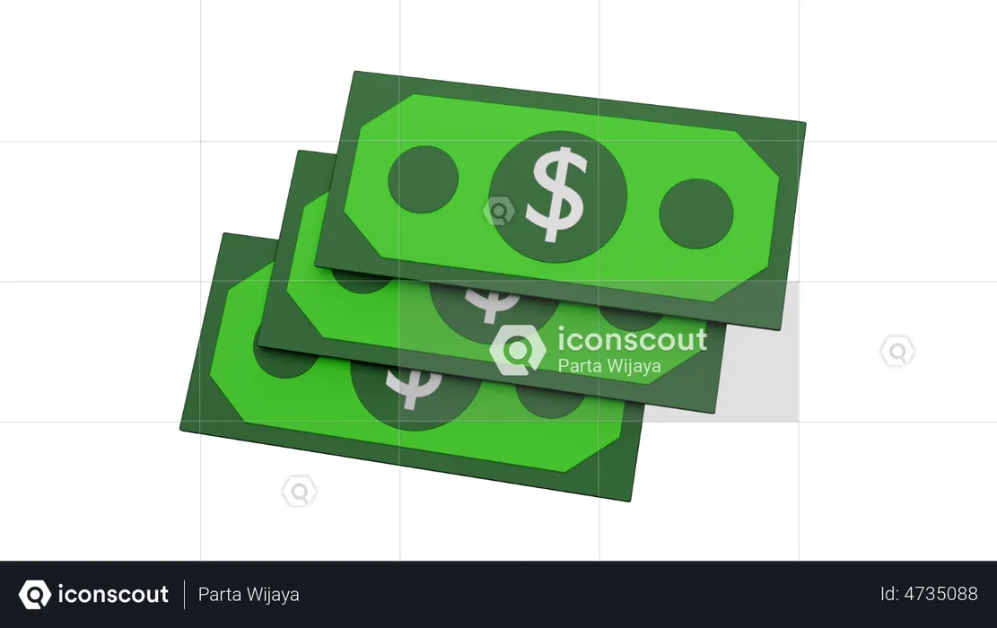 Dollar  3D Illustration