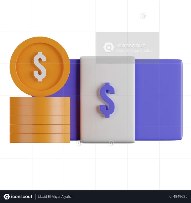 Dollar  3D Icon