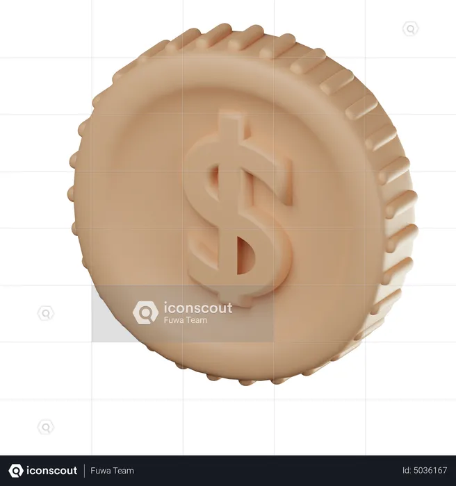 Dollar  3D Icon