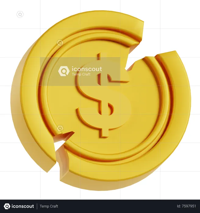 Dollar  3D Icon