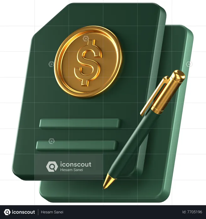 Dollar  3D Icon