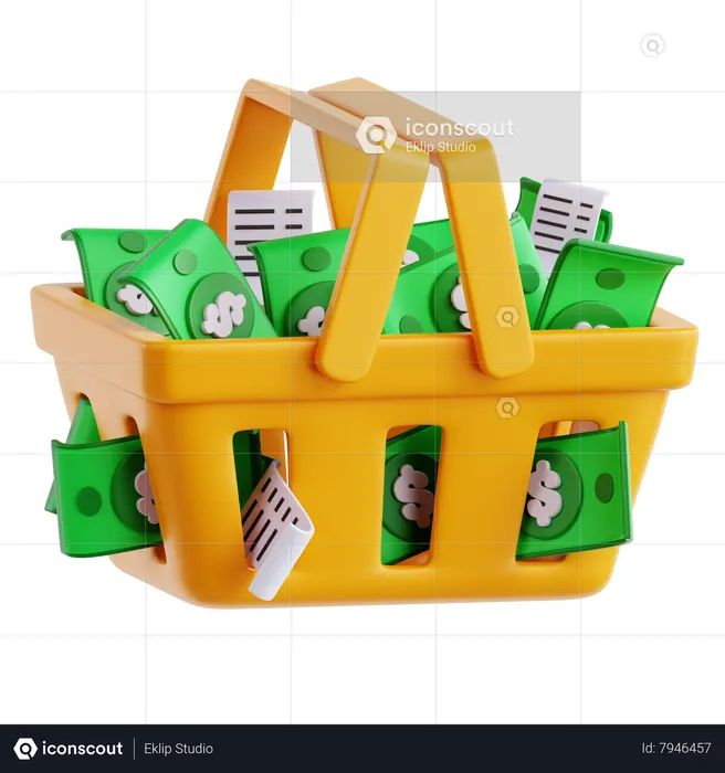 Dollar Bills  3D Icon