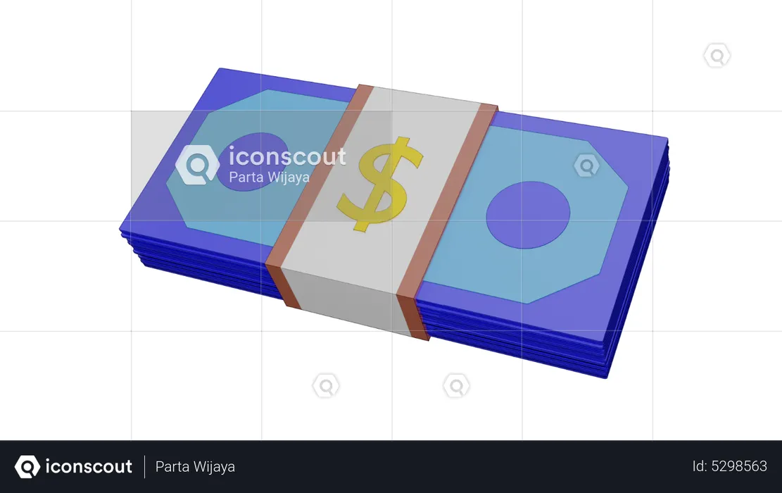 Dollar Bundle  3D Icon