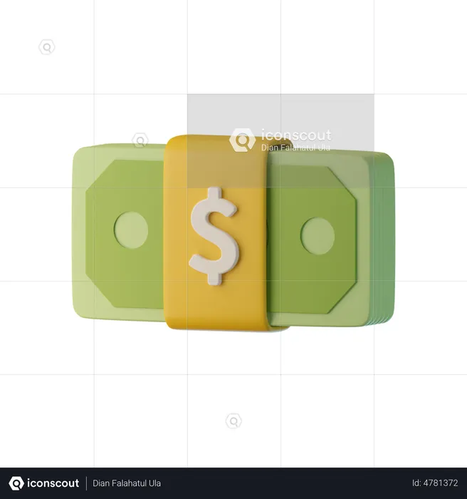 Dollar Bundle  3D Icon