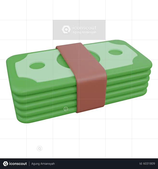 Dollar Bundle  3D Icon