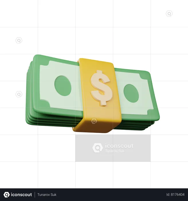 Dollar Bundle  3D Icon