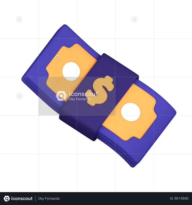 Dollar Bundle  3D Icon