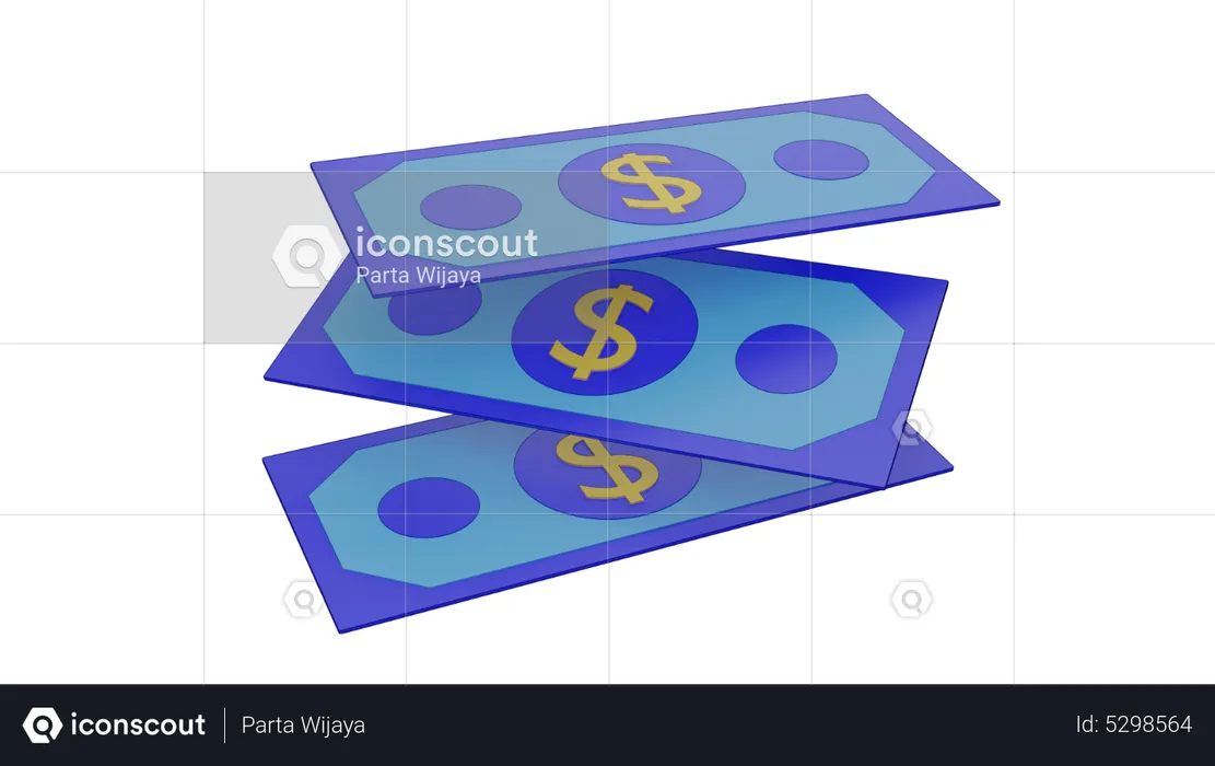 Dollar Currency  3D Icon