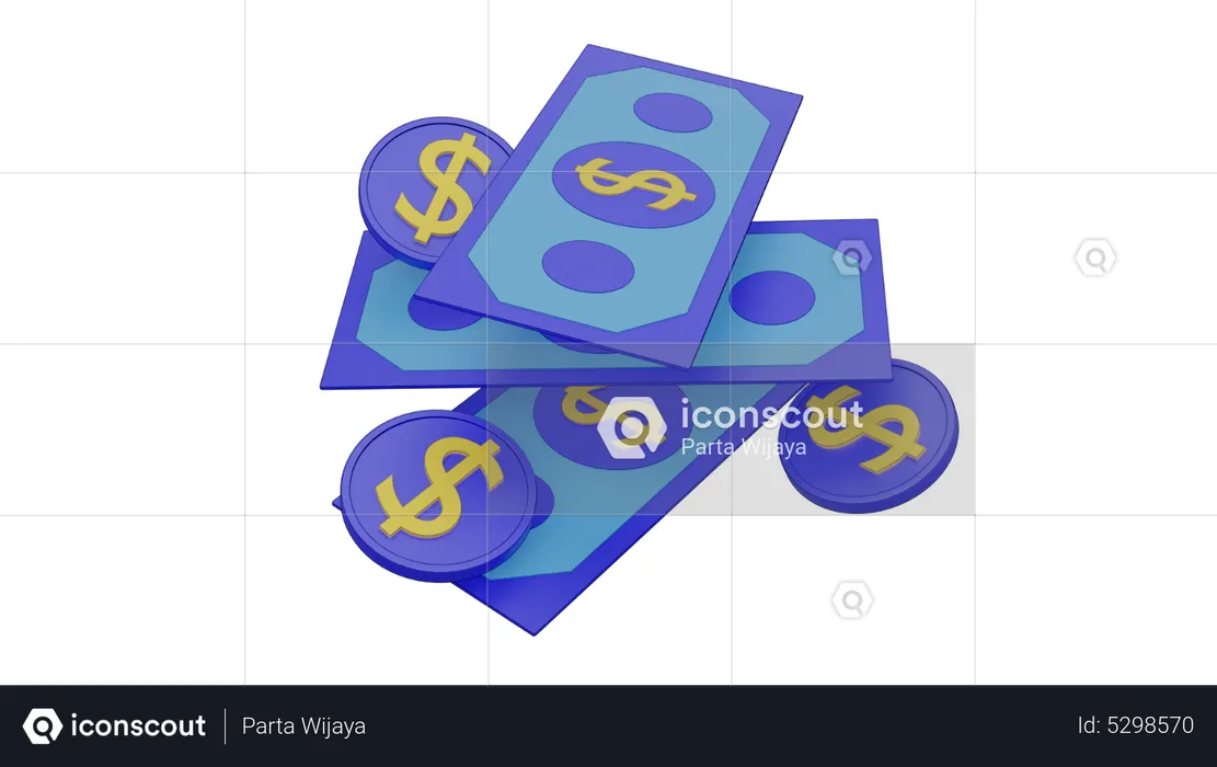 Dollar Currency  3D Icon