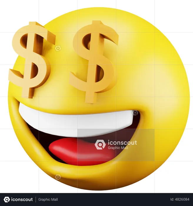 Dollar Emoji Emoji 3D Icon