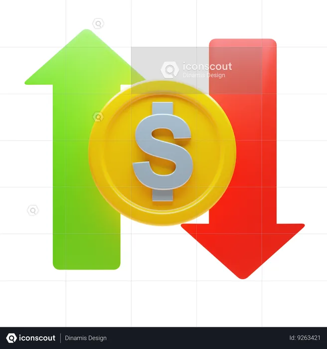 DOLLAR EXCHANGE  3D Icon